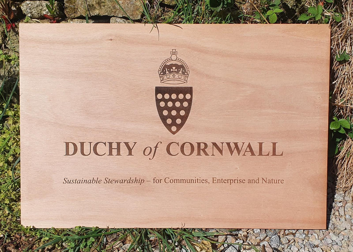 Signage by Cut By Beam in Cornwall